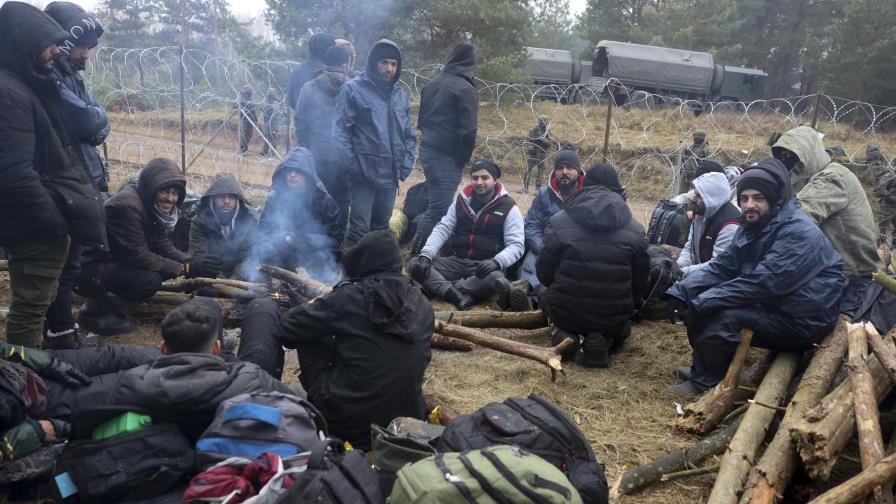 Unión Eropea acusa a Bielorrusia de “traficar” migrantes a la frontera