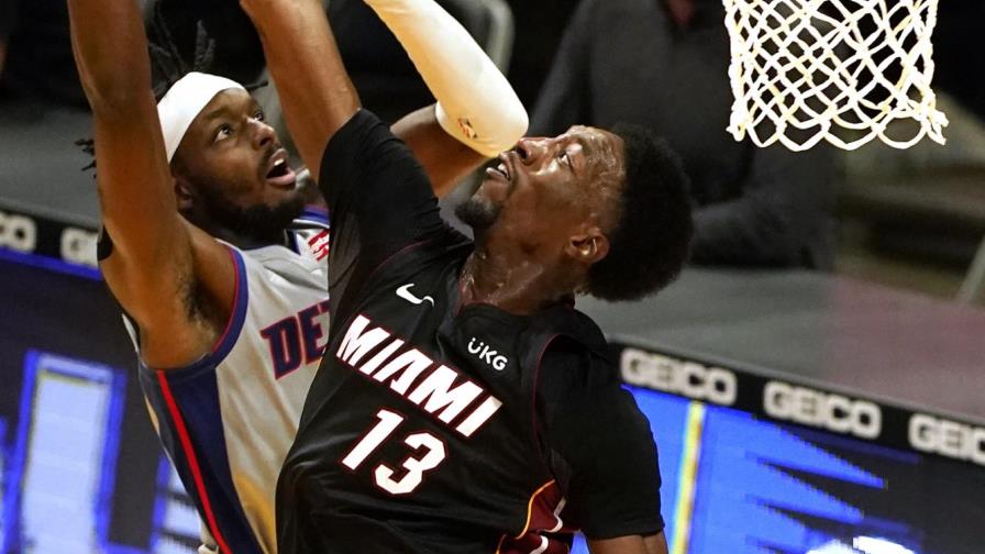 Heat se recupera y supera a los Pistons