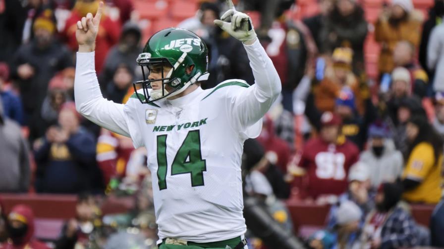 Darnold lanza 4 pases de anotación; Jets arrollan a Redskins