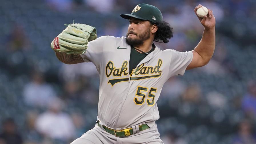 Manaea lanza juego completo, Atléticos blanquean a Marineros Manaea lanza juego completo, Atléticos blanquean a Marineros