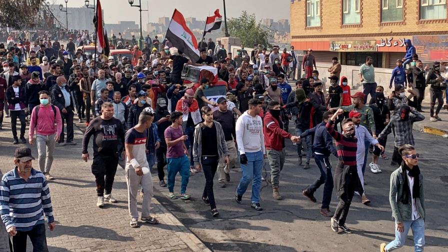 Al menos 13 heridos en nueva jornada de protestas en Irak