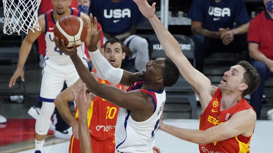 De la mano de Lillard Estados Unidos vence 83-76 a España