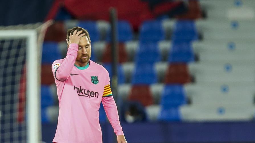 Barça empata con Levante; se aleja del título en La Liga