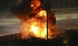 Grosjean tras el choque: vi venir la muerte