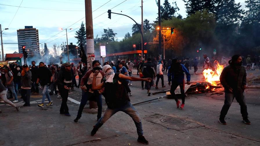 Cerca de 200 detenidos durante jornada de disturbios en Ecuador
