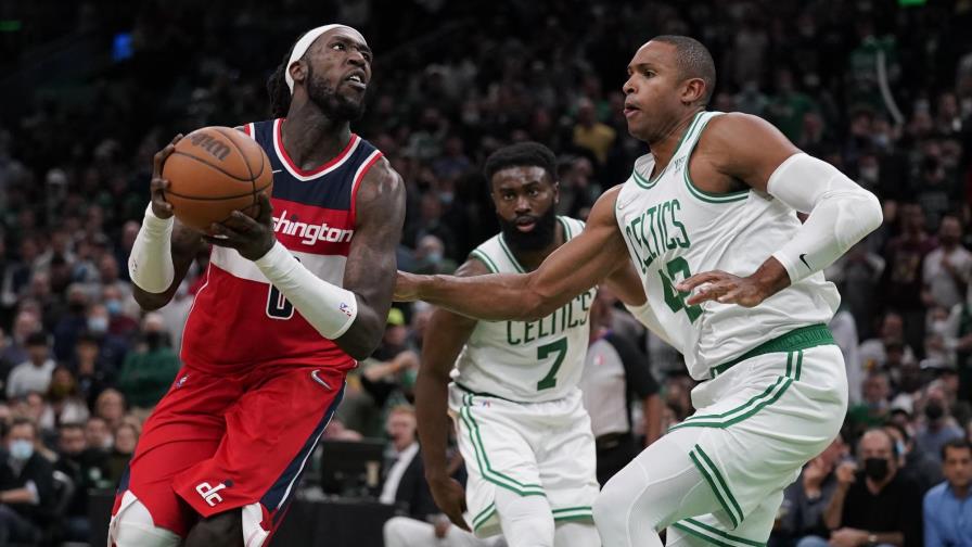 Harrell y Wizards derrotan 116-107 a Celtics