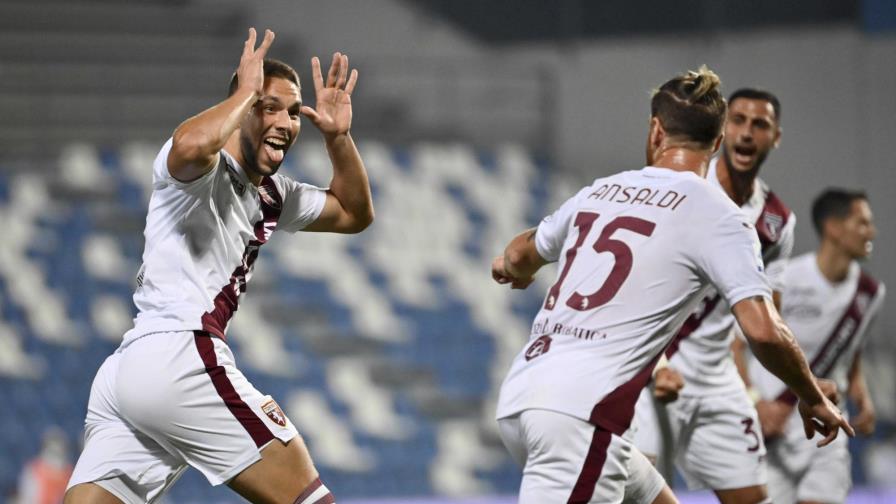 Pjaca anota al final y Torino supera a Sassuolo