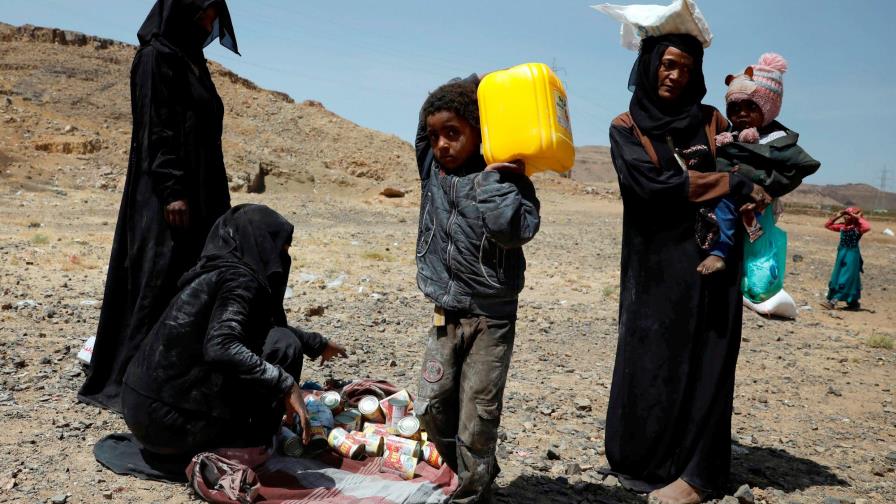 La ONU logra menos de la mitad de los fondos que buscaba para Yemen