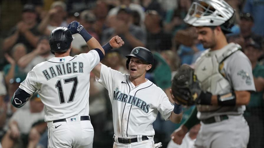 Los Marineros ganan a los Angelinos en otro wild pitch