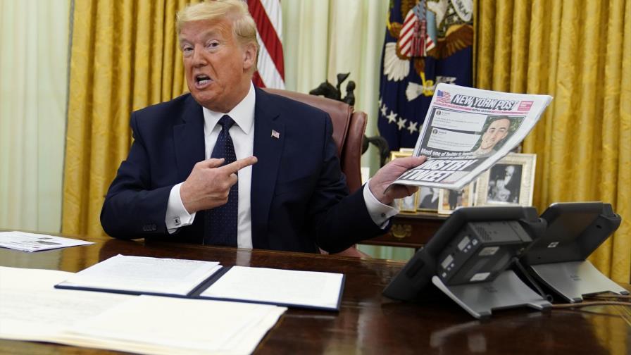 Twitter etiqueta tuit de Trump por enaltecer la violencia