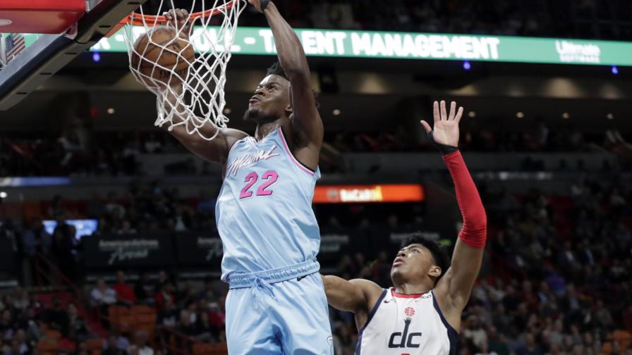 Butler anota 28 puntos y Heat se impone 112-103 a Wizards Butler anota 28 puntos y Heat se impone 112-103 a Wizards