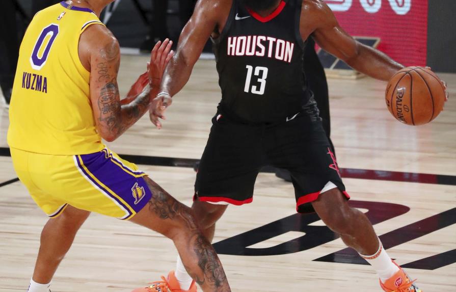 Harden anota 39 y Rockets derrotan a Lakers 