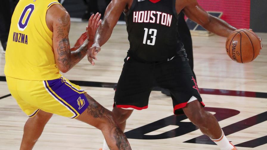 Harden anota 39 y Rockets derrotan a Lakers 