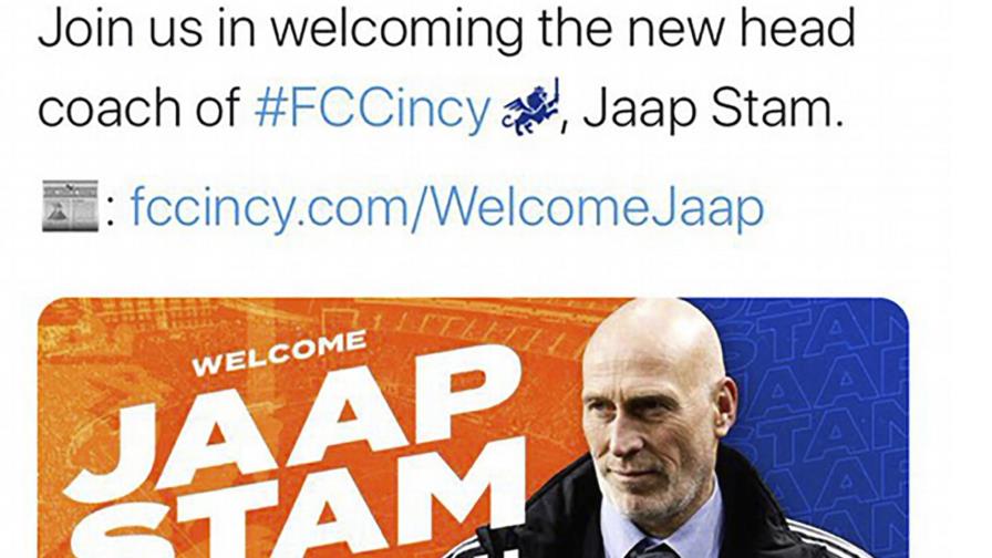 Cincinnati, de la MLS, tuitea foto equivocada de técnico