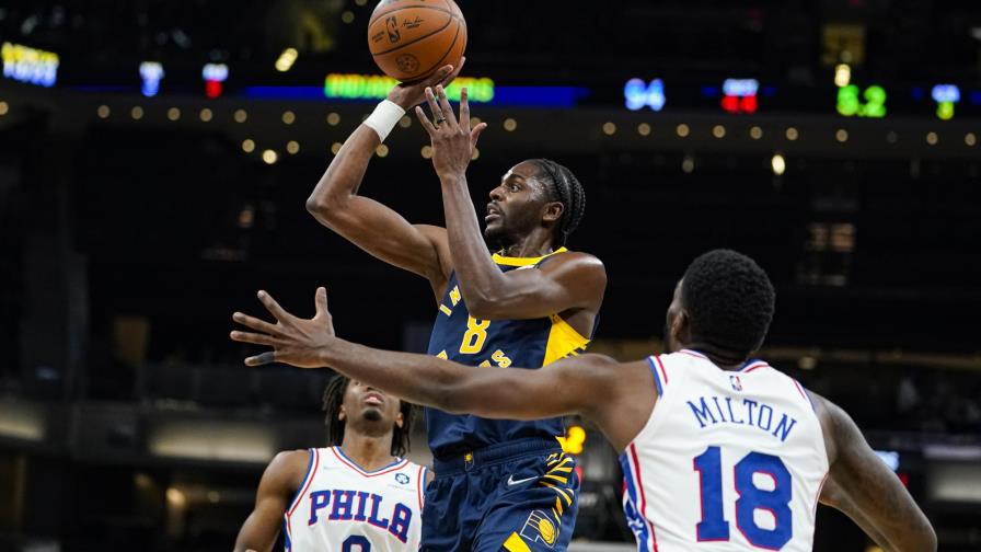 Pacers vencen a 76ers, que hilan 4ta derrota sin Embiid Pacers vencen a 76ers, que hilan 4ta derrota sin Embiid