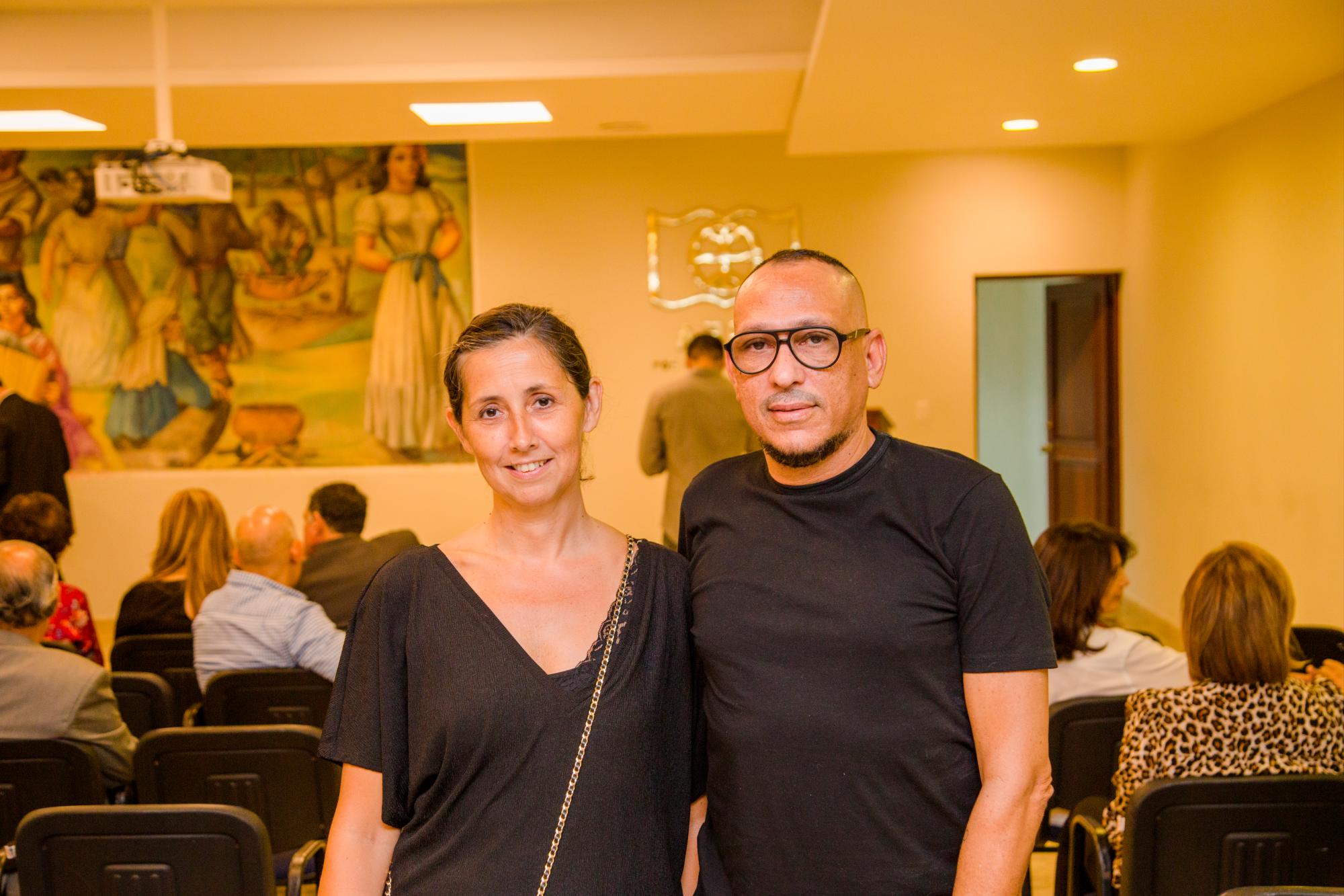 Cristina Rico Bornay y Orlando Isaac.