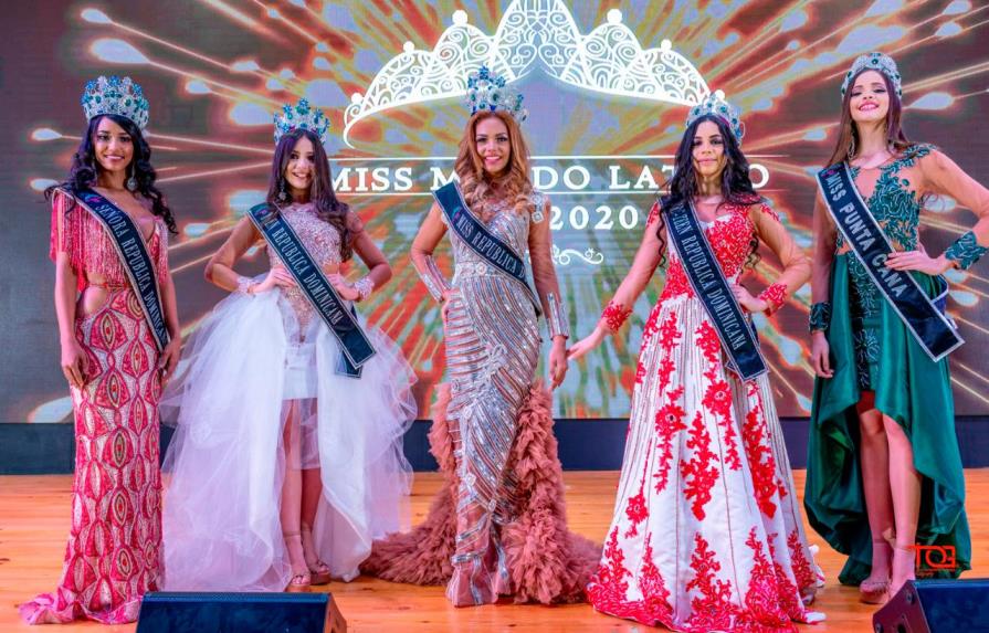 Certamen Miss Mundo Latino RD 2020 corona a sus reinas   