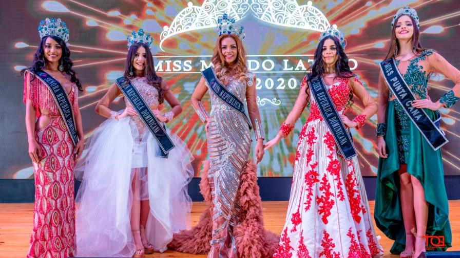 Certamen Miss Mundo Latino RD 2020 corona a sus reinas   