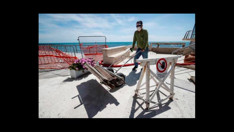 Italia registra 260 muertos, la cifra más baja de las últimas seis semanas