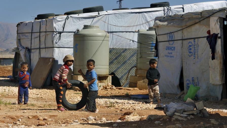 ONU: 1er caso de virus en campo de refugiados en Líbano