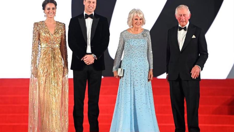 La realeza británica se apunta al estreno de No Time to Die, de James Bond