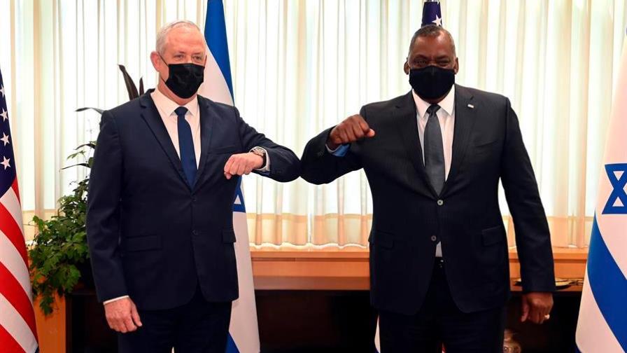 El jefe del Pentágono reafirma su apoyo a Israel en la primera visita oficial