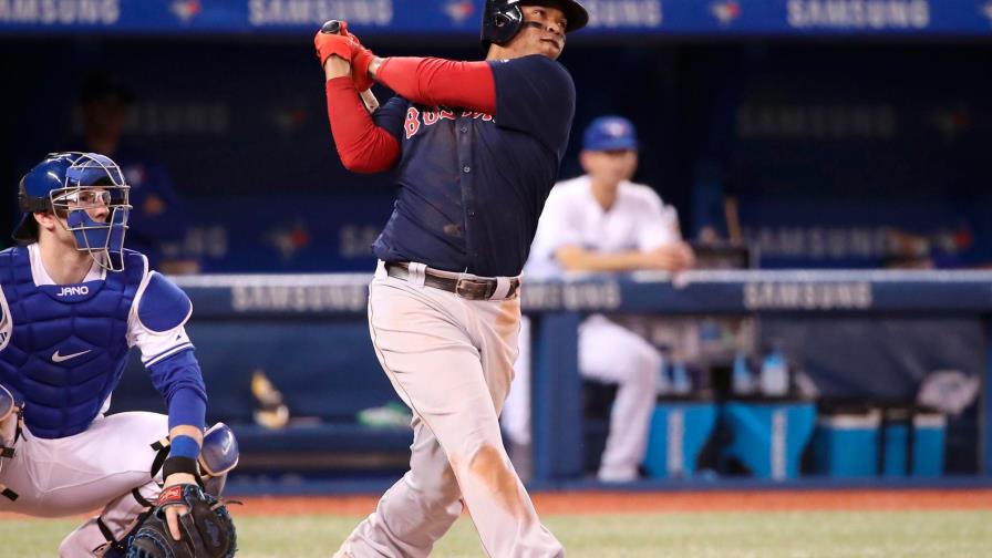 Los numeritos de Rafael Devers y Mike Trout en lucha por el JMV