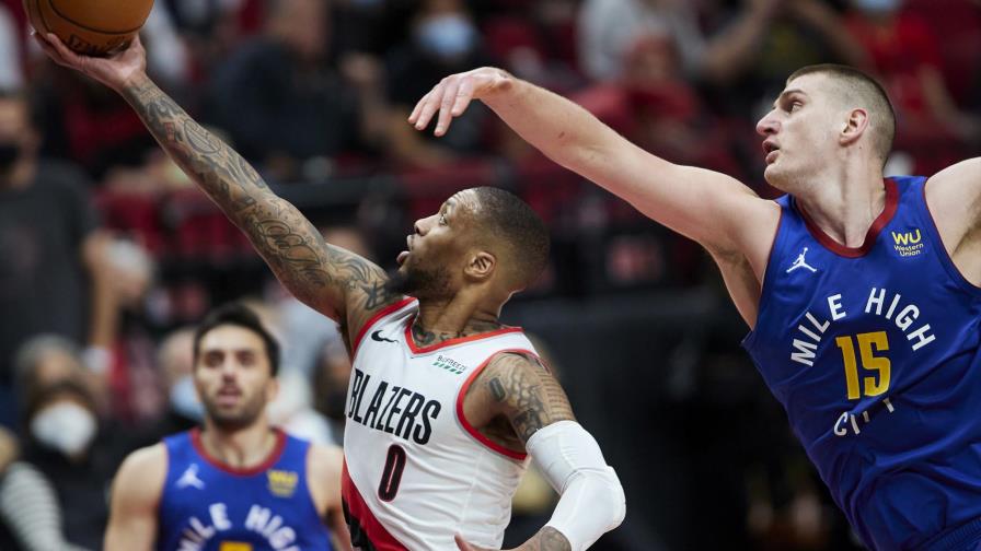Denver supera 120-115 a Portland y toma ventaja en la serie