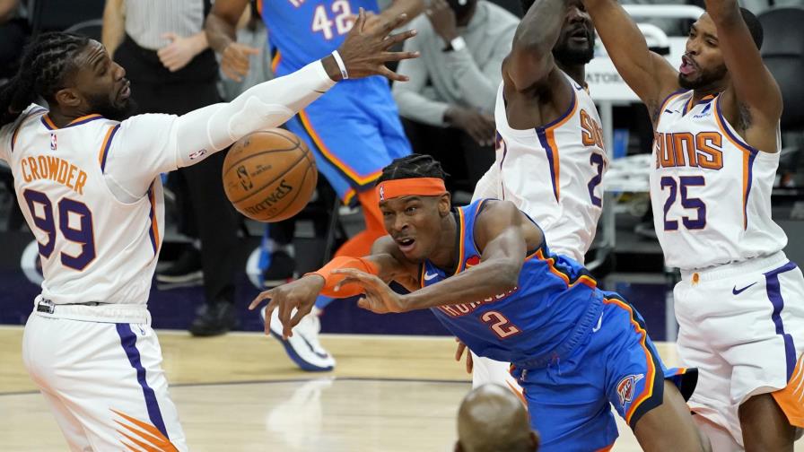 Thunder remonta y supera a Suns Thunder remonta y supera a Suns