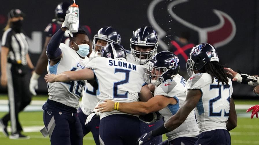Titans vencen a Texans y se coronan en su división