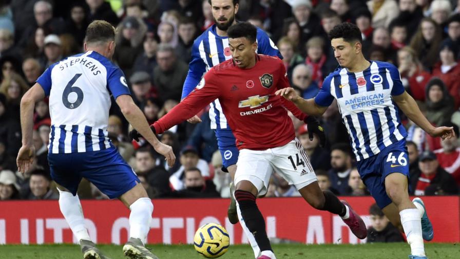 Man United vence 3-1 a Brighton y sube al 7mo Man United vence 3-1 a Brighton y sube al 7mo