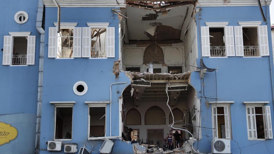 Los habitantes de Beirut lloran la devastación de la ciudad Los habitantes de Beirut lloran la devastación de la ciudad