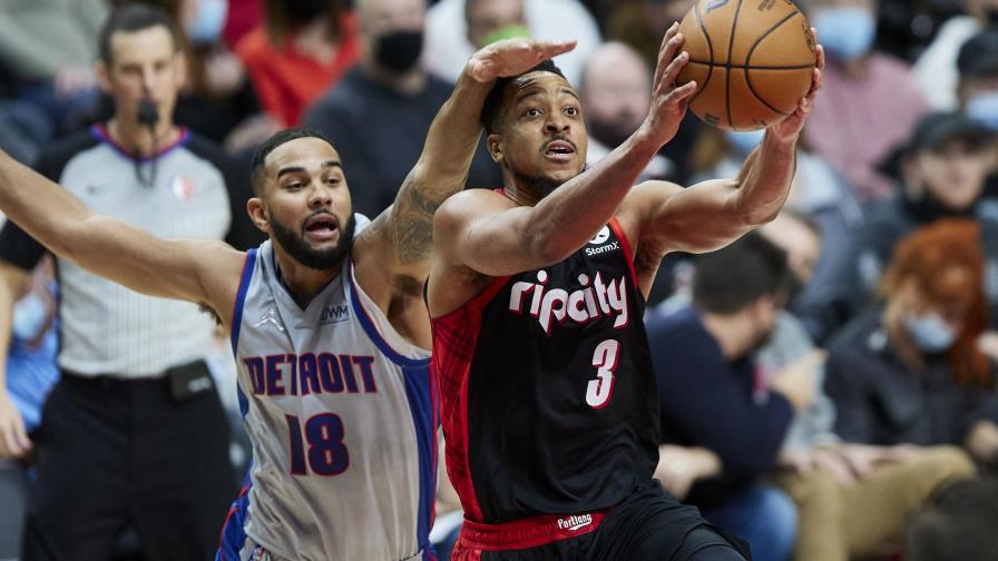 Trail Blazers cortan mala racha: superan a Pistons