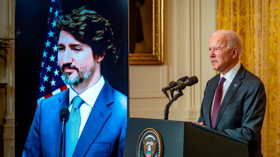 Biden y Trudeau forman un frente común contra la crisis climática