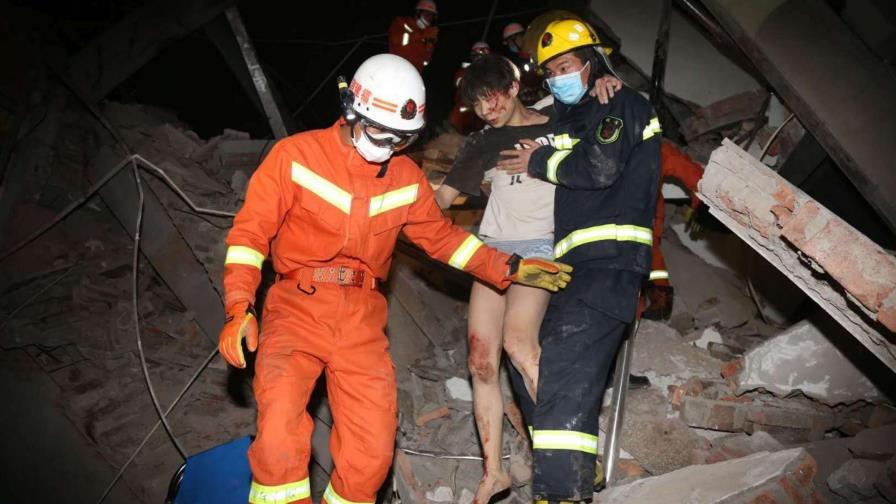 China: se derrumba hotel usado para enfermos de COVID-19 China: se derrumba hotel usado para enfermos de COVID-19