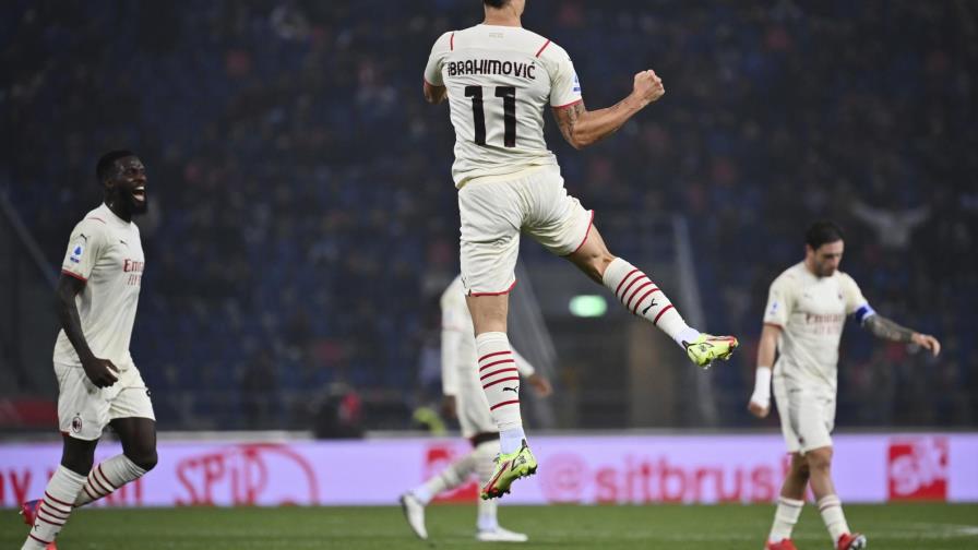 Milan vence con goles postreros a Bologna, que termina con 9