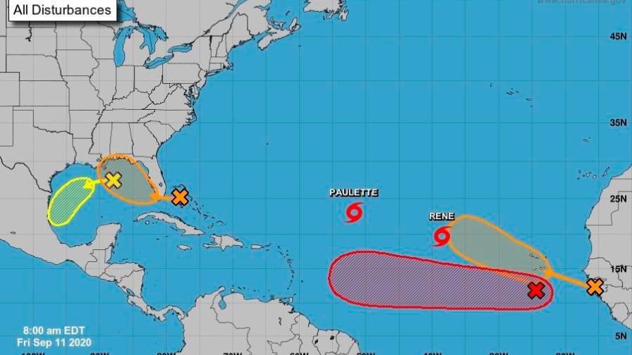 Sistema sobre Bahamas cruzará Florida y se hará depresión en Golfo de México