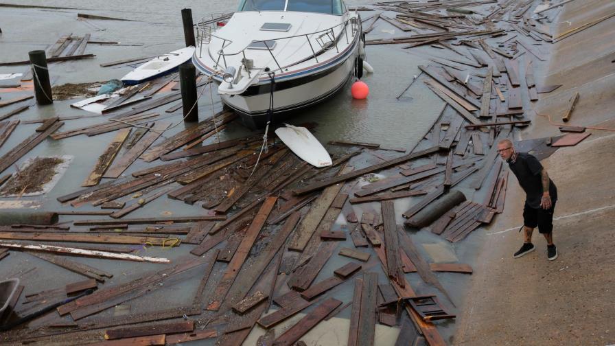 El huracán Hanna se degrada a depresión tropical El huracán Hanna se degrada a depresión tropical