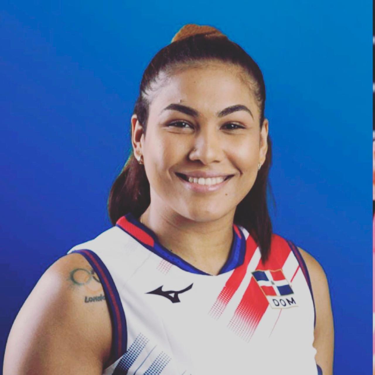Lisvel Eve Mejía-La China-, jugadora de las Reinas del Caribe. 