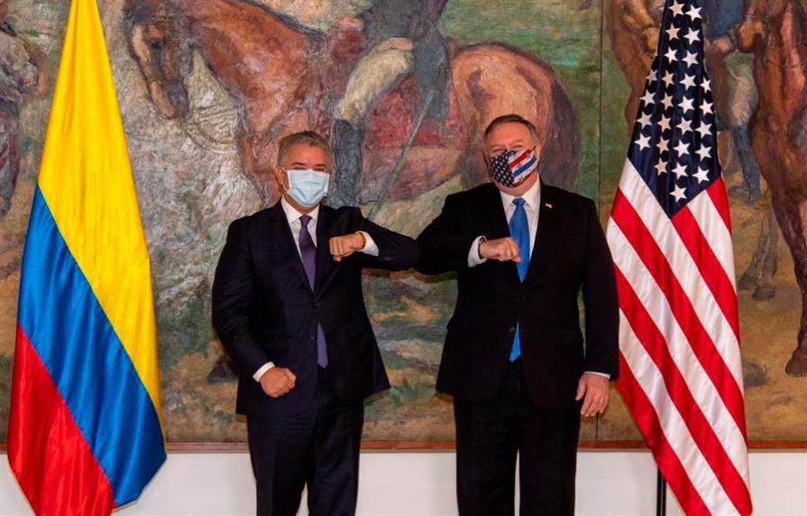 Pompeo agradece a Duque el apoyo para una Venezuela “sin influencia maligna”