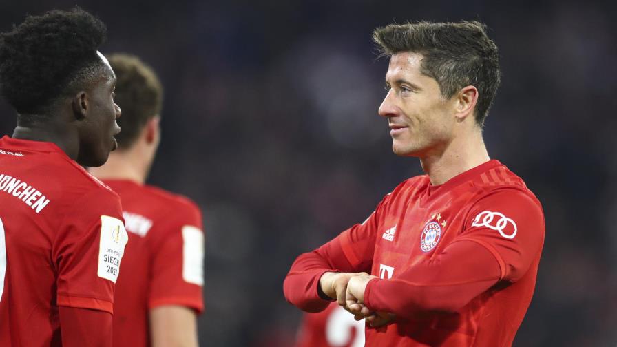 Con doblete de Lewandowski, Bayern avanza a cuartos en copa Con doblete de Lewandowski, Bayern avanza a cuartos en copa