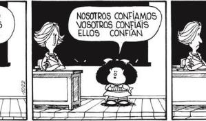 Mafalda, 50 años en España de la pequeña inconformista argentina
