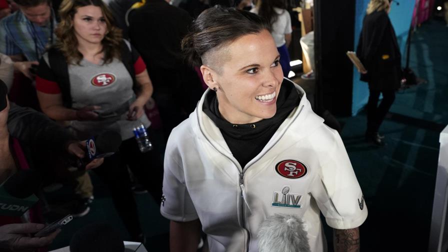 Katie Sowers, la coach que rompe barreras en el Super Bowl Katie Sowers, la coach que rompe barreras en el Super Bowl