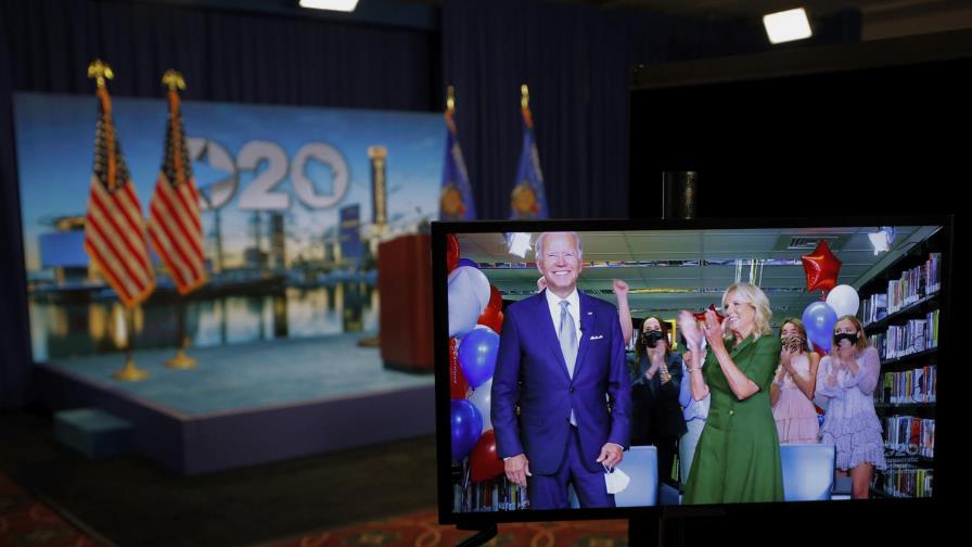 Demócratas oficializan candidatura presidencial de Joe Biden