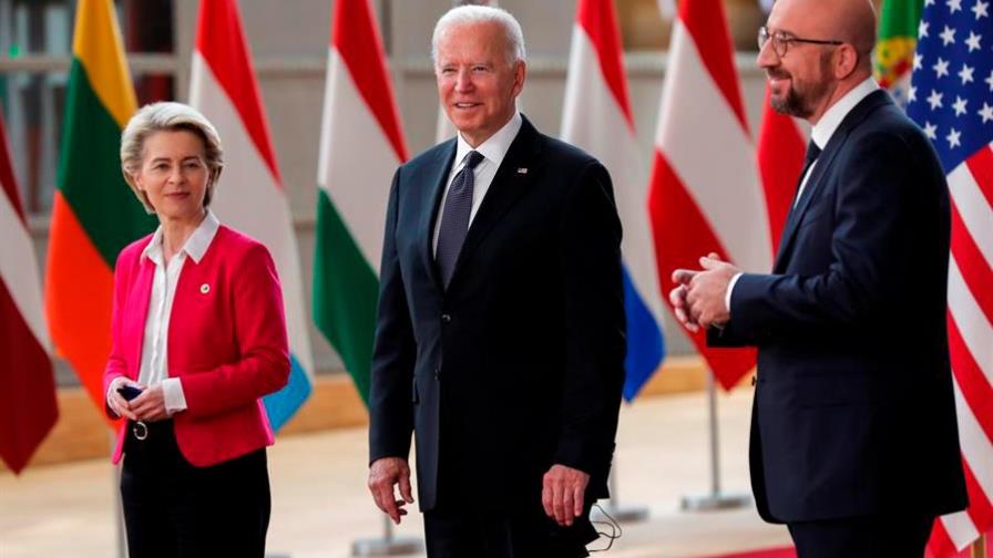 Líderes de la UE celebran que EE.UU. esté “de vuelta” al inicio de su cumbre