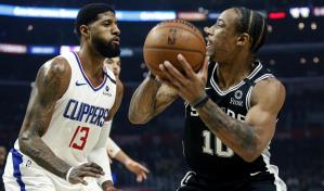 Clippers remontan en último cuarto y vencen a Spurs 