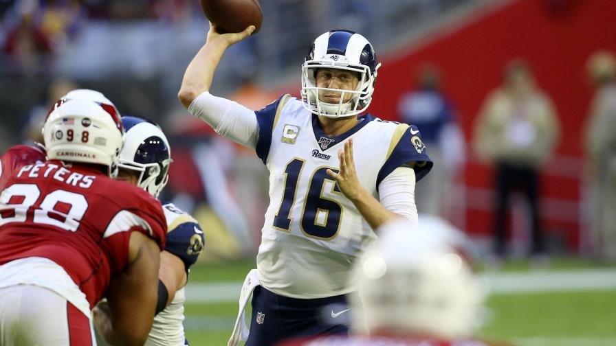 Goff lanza para 424 yardas en paliza de Rams sobre Cardinals Goff lanza para 424 yardas en paliza de Rams sobre Cardinals