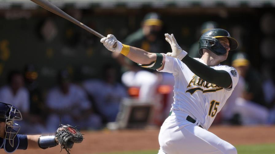 Brown aporta otra vez los hits cruciales de los Atléticos Brown aporta otra vez los hits cruciales de los Atléticos