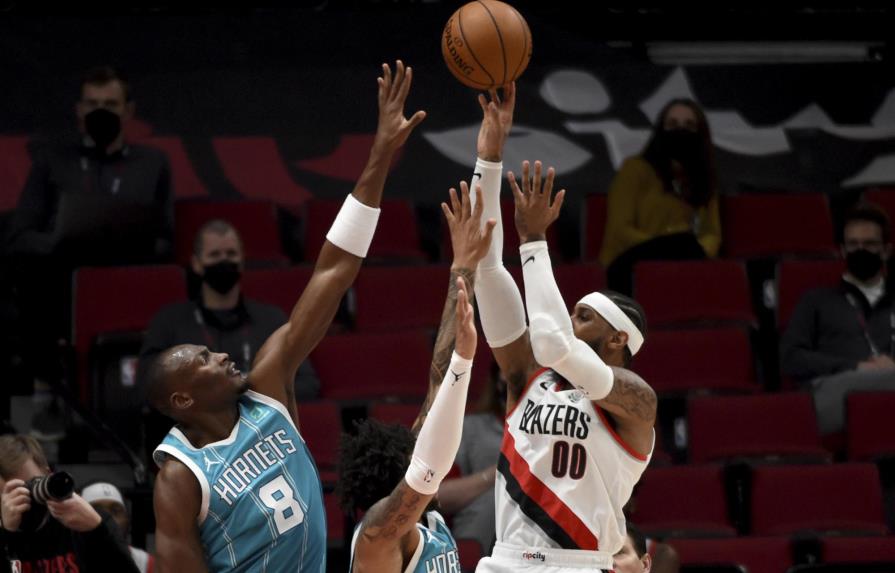 Vídeo | Carmelo Anthony anota 29 y Blazers vencen a Hornets 