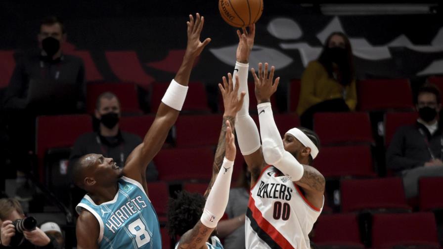 Vídeo | Carmelo Anthony anota 29 y Blazers vencen a Hornets 